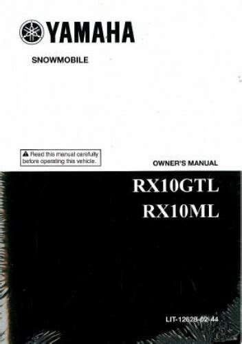 2006 Yamaha Apex Rx10gtl Rx10ml Snowmobile Owners Manual