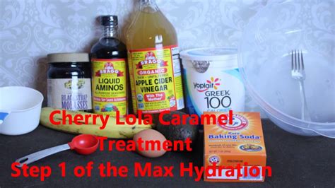 Cherry Lola Caramel Treatmentpart 1 Of Max Hydration Method Youtube
