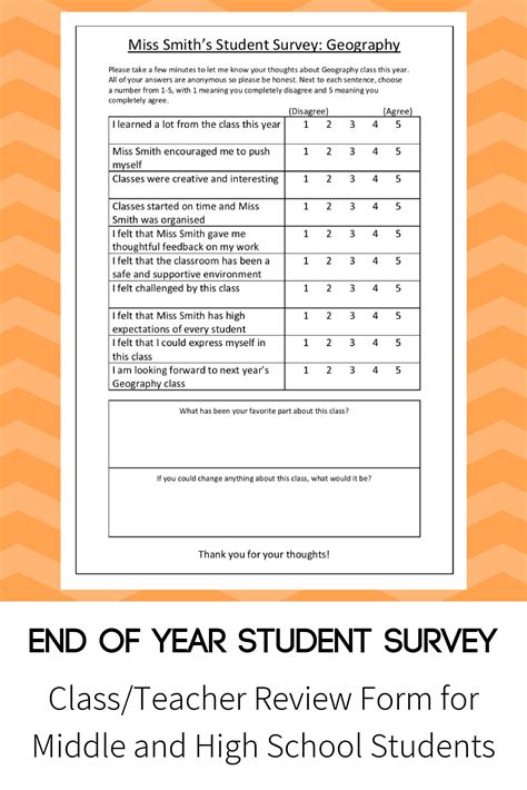 Student Survey Template Printable Word Searches