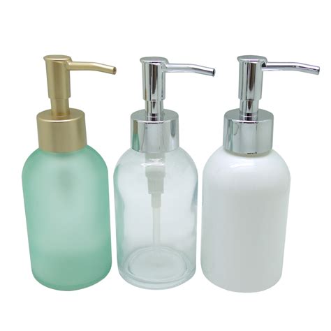 200ml Hand Wash Liquid Soap Bottles Glass Foam Soap Lotion Pumps