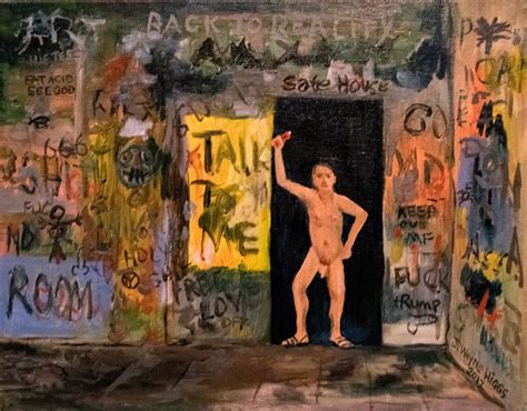 Graffiti Babe Artistic Nude Artwork By Photographer J Wayne Higgs At Model Society