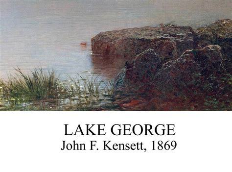Lake George By John Kensett 1869 24x36 Inch Print Reproduced Etsy
