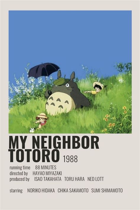 My Neighbor Totoro Poster By Cindy Totoro Poster Studio Ghibli Poster Film Posters Minimalist