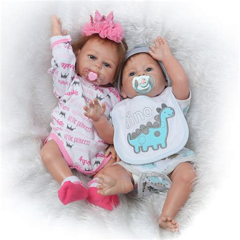 Reborn Toddler Twins Cute Baby Doll Set World Reborn Doll