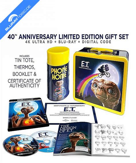 Et The Extra Terrestrial 4k 40th Anniversary Limited Edition T