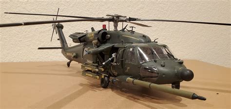 Ah 60l Blackhawk Dap Plastic Model Helicopter Kit 135 Scale