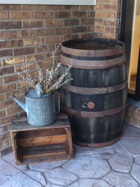 My Awesome Whiskey Barrel Front Door Decor Barrel Decor Wine