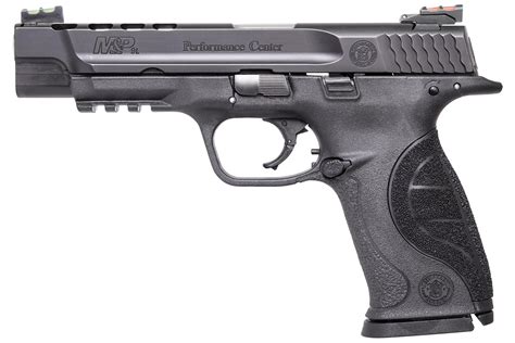 Smith And Wesson Mp9l 9mm Performance Center Ported With Hi Viz Fiber