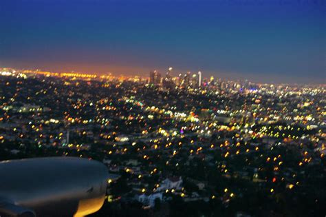 Los Angeles Aerial View At Night Photograph By Art Spectrum