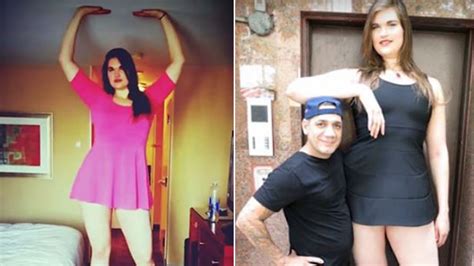Foot Inch Woman Finds Love And Confidence After Being Bullied For
