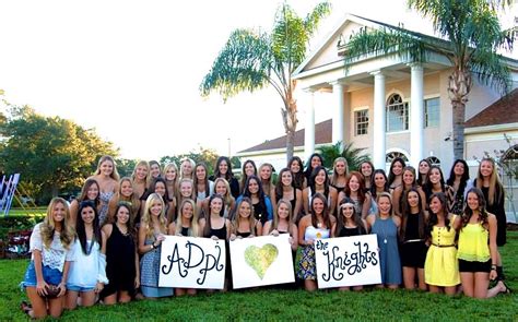 Alpha Delta Pi At The University Of Central Florida Game Day Football