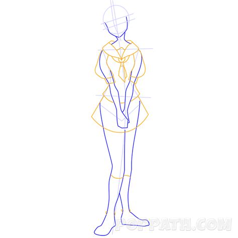 Female Body Drawing Outline Free Download On Clipartmag