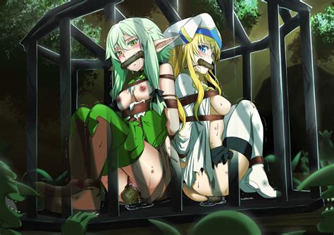 Priestess And High Elf Archer Goblin Slayer Drawn By Eudetenis And