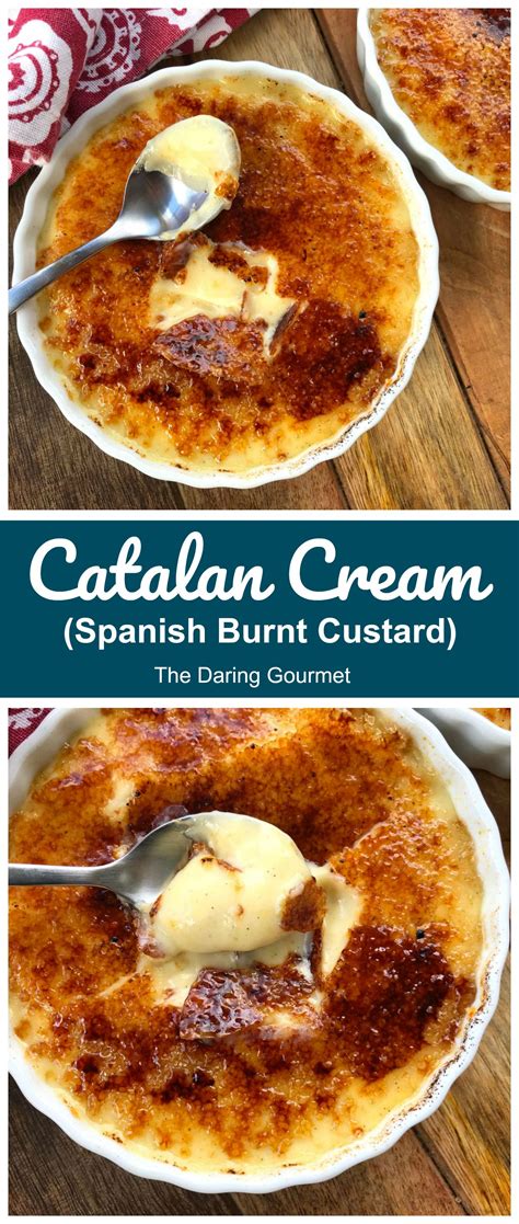 Crema Catalana Catalan Cream Recipe Brulee Recipe Creme Brulee Recipe Spanish Desserts