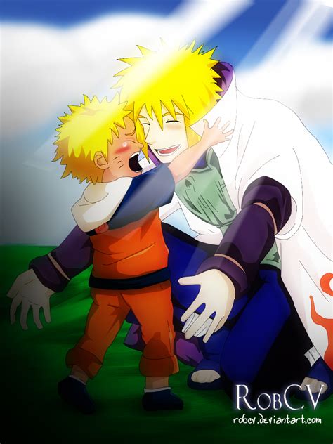 Naruto And Minatoson And Father By Robcv On Deviantart