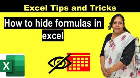 How To Hide Formulas In Excel Youtube