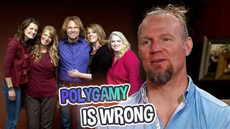 Sister Wives Kody Brown Admits Polygamy Has Fallen But Can Still Work Details Youtube