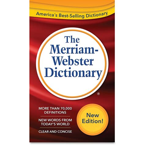 Merriam Webster Dictionary Printed Book