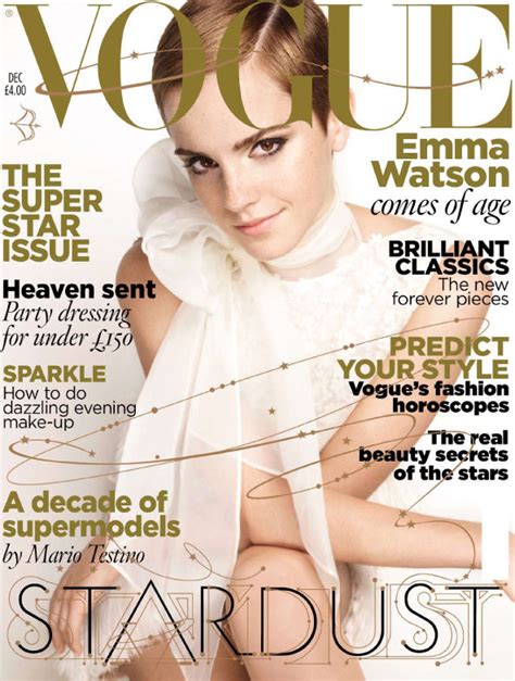 Daily Inspiration Emma Watson In Vogue Uk Closet Fashionista
