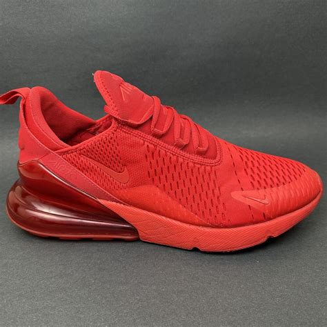 Nike Mens Air Max 270 Triple Red University Red Shoes Cv7544 600 Size