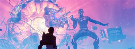 Five minutes in, the set exploded and scott appeared as a giant, striding. Fortnite's Travis Scott Virtual Concert Attracted 15.2 ...
