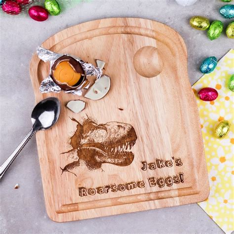 Personalised Egg Breakfast Board For Eggs And Soldiers Perfect For Your