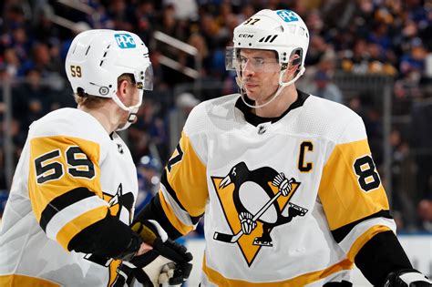 Guentzel Crosby Claim First Shared Points Lead In Penguins History