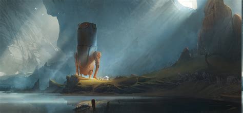 See more ideas about digital drawing, digital art tutorial, digital painting tutorials. digital Art, Drawing, Landscape, Mountain, Sun Rays, Robot ...