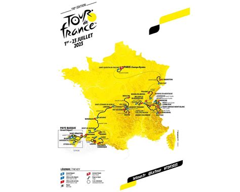 Tour De France 2023 Strecke And Etappen Der 110 Frankreich Rundfahrt