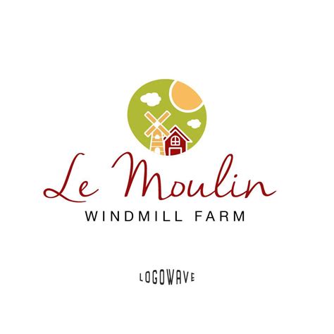 Farm Logo. Country Home Logo. Windmill Logo. Home Logo. Cottage Logo 
