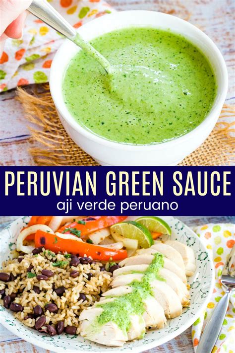 This link is to an external site that may or may not meet accessibility guidelines. Spicy Peruvian Green Sauce (Aji Verde) - Cupcakes & Kale ...