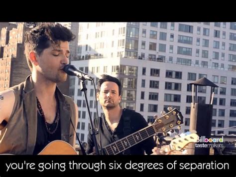Six Degrees Of Separation By The Script Live Acoustic Session Youtube