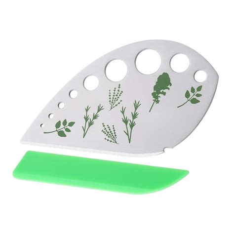 Maoww 9 Holes Herb Stripper Stainless Steel Herb Pealer Kitchen