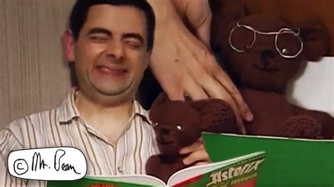 Beans Xmas Bedtime With Teddy Christmas Bean Mr Bean Funny Clips