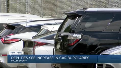 Increase In Car Burglaries In Collier County