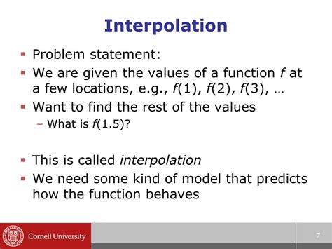 Ppt Interpolation Powerpoint Presentation Free Download Id1001550