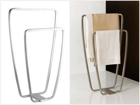 There have been several collections of free standing towel racks that you will be attracted to be decorated in your bathroom ideas. Free Standing Towel Rack Ideas for Your bathroom