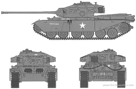 British Army Century Mk3 Tank Drawings Dimensions Pictures