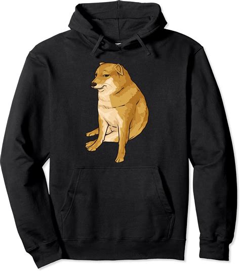 Buy Cheems Dog Funny Shiba Inu Dank Meme Pullover Hoodie Online At