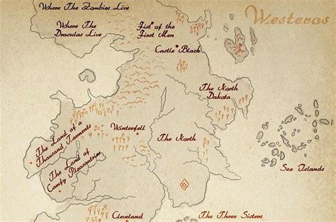 This Game Of Thrones Map Shows A Much More Detailed Westeros Game