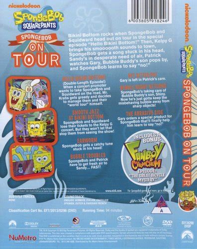 Spongebob Squarepants On Tour Dvd Dvd Buy Online In South Africa