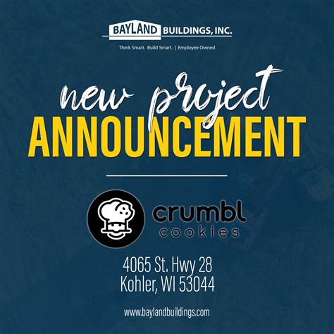 CRUMBL COOKIES COMES TO SHEBOYGAN — Bayland Buildings