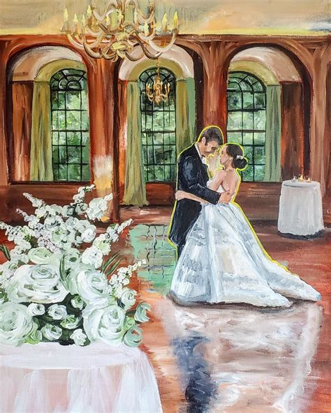 Live Wedding Painting For A Special Ceremony Or Reception Moment
