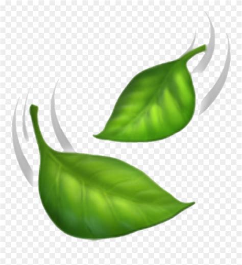 Leaves Emoji Clipart 3287904 Pinclipart