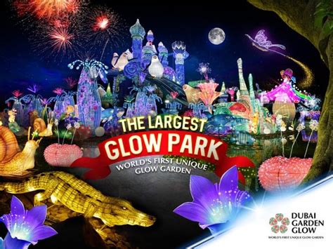 Dubai Garden Glow Theme Park Timing Location Map Entry Ticket Fee Ice Park