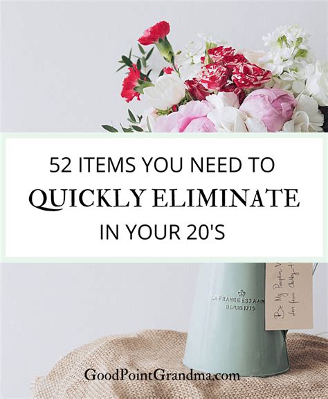 52 Items You Need To Quickly Eliminate In Your 20s