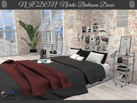 The Sims Resource Neiden Nordic Bedroom Decor