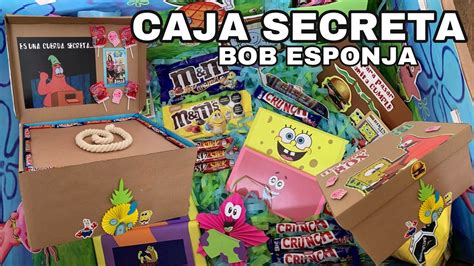 Caja Secreta De Bob Esponja The Secret Box Sponge Bob Para Regalo