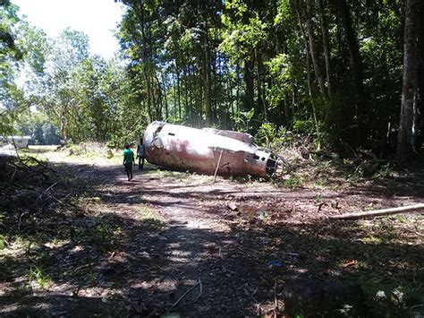 Pacific Wrecks G4m1 Betty 2806 Tail U 321 Being Salvaged At Ballale