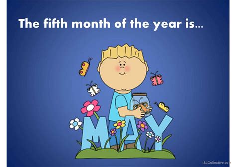 Months Of The Year General Readin English Esl Powerpoints